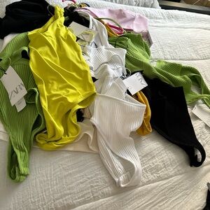 Zara Cut Out Bodysuit . Size L,M .